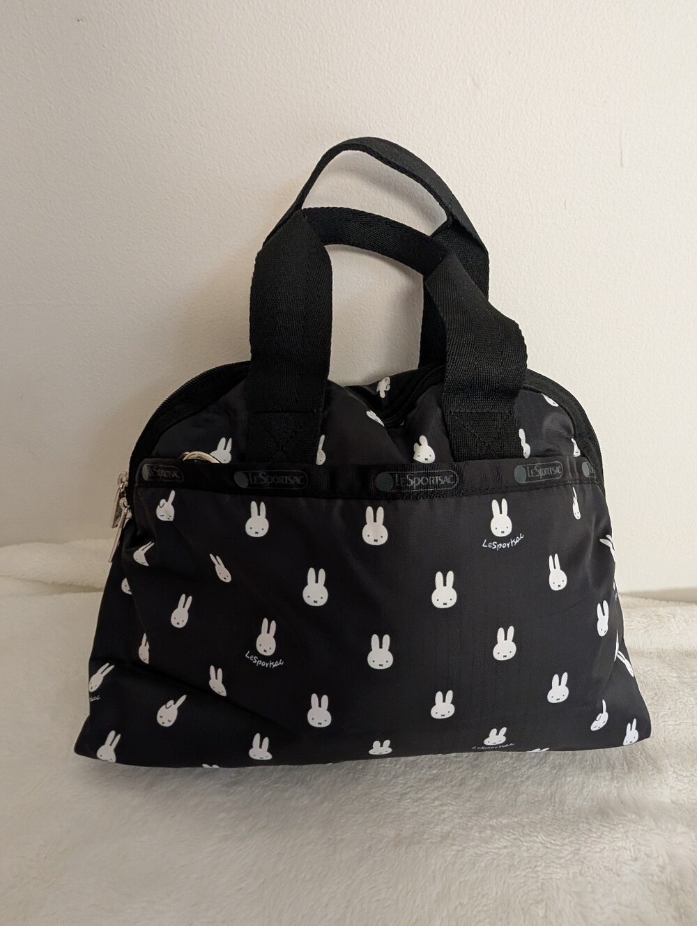 LeSportsac Miffy Domed Bowler Bowling Crossbody Bag - Picture 3 of 15